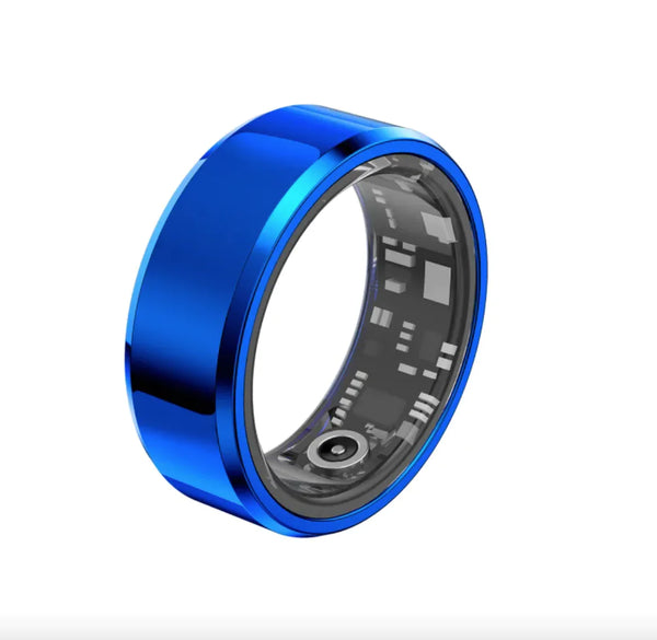 Ceramic Health Monitoring Smart Ring with Real-Time Wellness Tracking